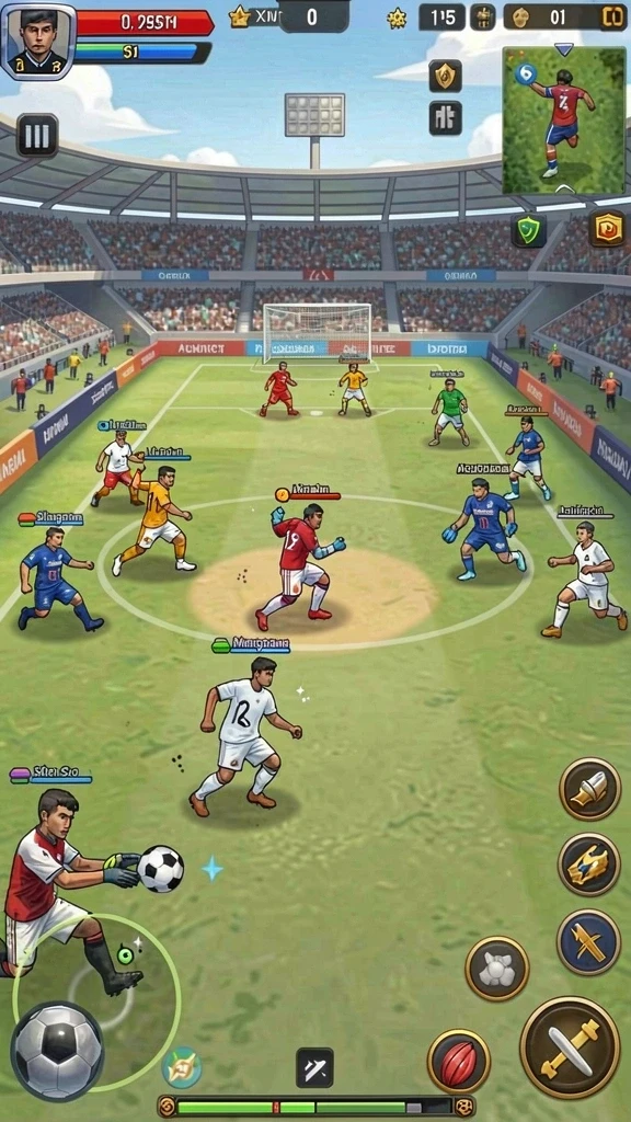idn789 - Screenshot menampilkan karakter utama dalam mode pertempuran.