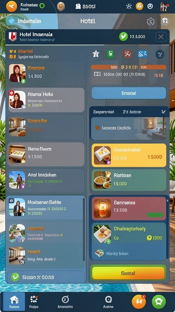 olympus88 - Tampilan menu utama yang intuitif dan menarik.